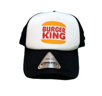 버거킹 모자 블랙 메쉬 1 새상품 중국 구매