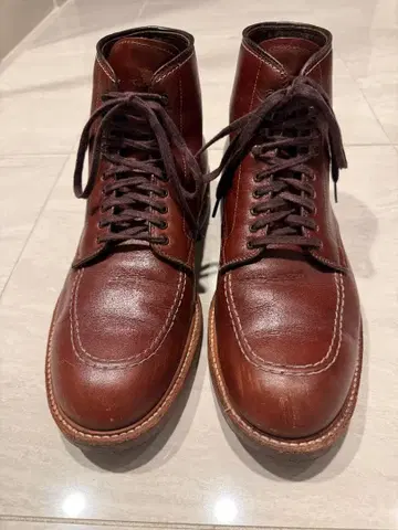 중고 [ Alden 인디 부츠 SHIPS 별주 10D 28cm 브라운 ]