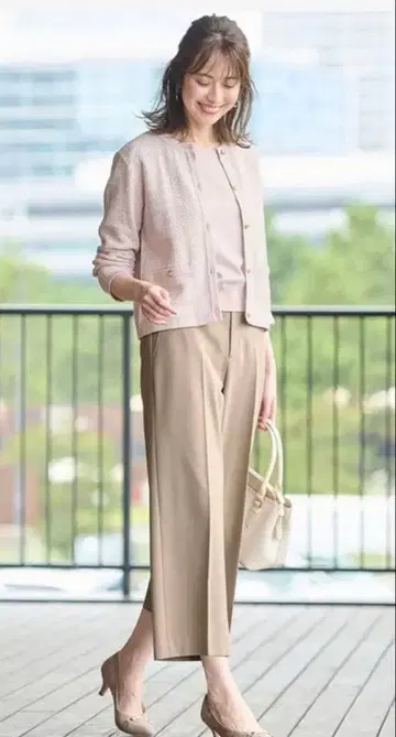 ANY SIS 연어 2WAY 스트레치 와이드 팬츠 M 사이즈