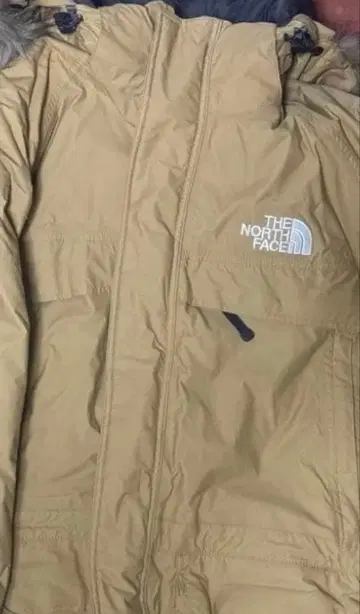 THE NORTH FACE 550 다운 자켓 베이지
