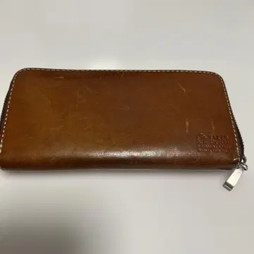 TAKEO KIKUCHI 브라운 가죽 장지갑