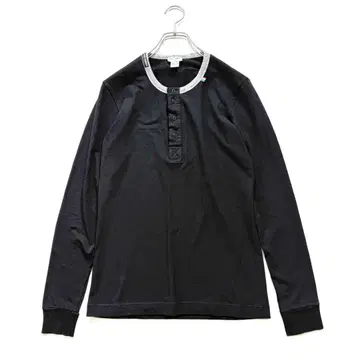 새상품급 돌체앤가바나 헨리넥 긴팔 T셔츠 상의 블랙