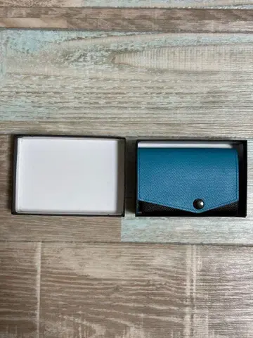 abrAsus 파랑 3단 폴더형 지갑