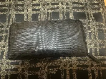 카미유 포르네 리자드 라운드 지퍼 블랙