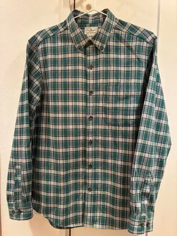 L.L.Bean 체크 무늬 긴팔 셔츠 M