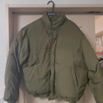 EDW-82-S 다운 자켓 L 사이즈 올리브 그린