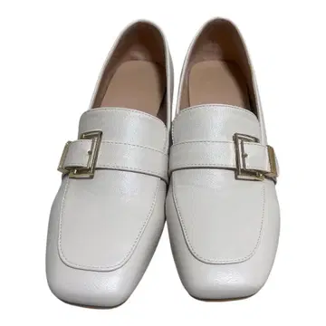 GRL 스퀘어토 플레어 힐 가죽 로퍼 여성용 23.5