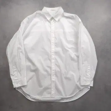 COTTON LAWN OVERSIZED SHIRT 화이트 04
