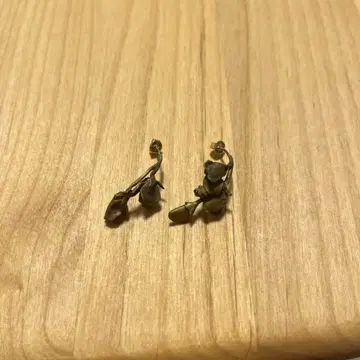 M.soeur 엠수르 스위트피 후프 귀걸이 골드