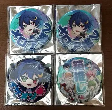 피스파레 멜로아 캔뱃지 4개 세트