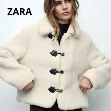 ZARA 보아 자켓 코트 M 사이즈