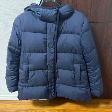 유니클로 파우더 필 다운 숏코트