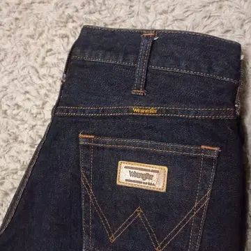 Wrangler 스트레이트 데님 다크 블루