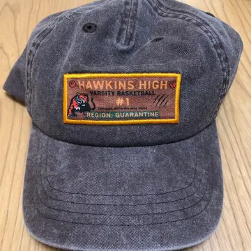 [ STRANGER THINGS ] 콜라보 워시 가공 캡 스트신