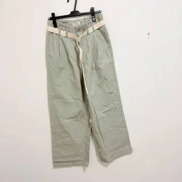 이에나 벨티드 턱 팬츠 IENA 벨트 포함