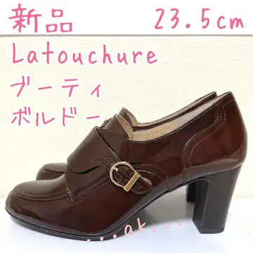 새상품 Latouchure 투슈르 부티 펌프스 보르도 23.5