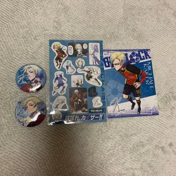 블루 록 미하엘 카이저 캔뱃지 씰 엽서