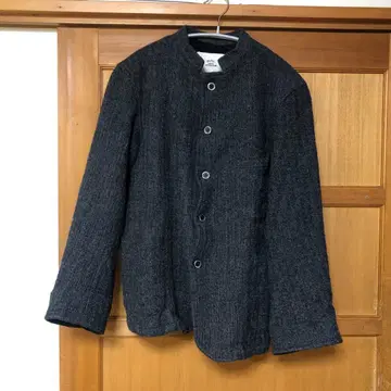 버진 울 100% 그레이 자켓