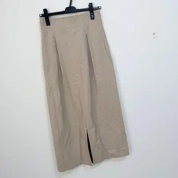 뷰티&유스 유나이티드 애로우즈 BY 턱 프론트 슬릿 스커트