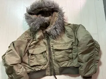 로데오 크라운 퍼 블루종 후드 지퍼