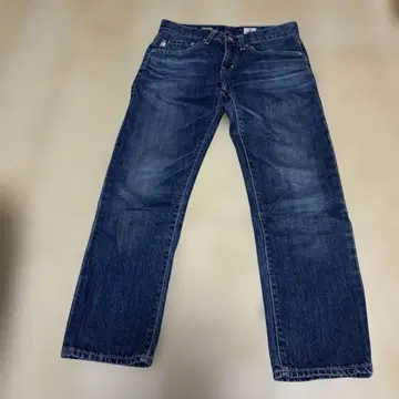 AG 다크 블루 플레어 데님