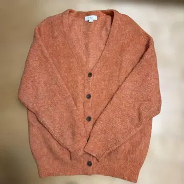 B-MING 오렌지 V넥 가디건