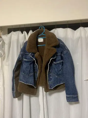 데님 보아 자켓