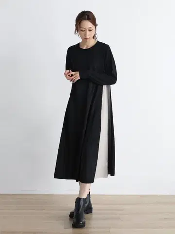 MEDOC 그레이 니트 원피스