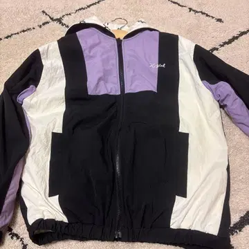 X-girl 점퍼 후드 부착 리버서블