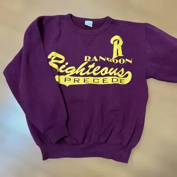 Rangoon Righteous Precede L 사이즈 맨투맨