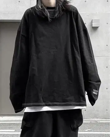 YACA 오버 실루엣 스티치 셔츠 사이즈 free GU 카고 팬츠 포함