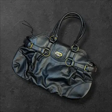 00s leather shoulder handbag y2k archive