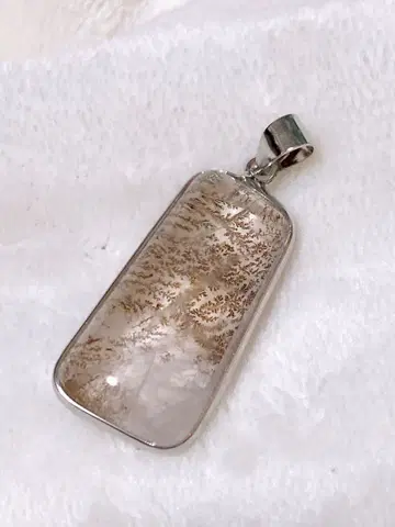 덴드리틱 쿼츠 덴드리 펜던트 탑