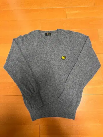 90s Barrie Marufman 그레이 울 니트 스웨터 M