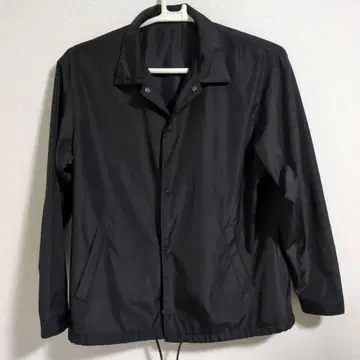 GU 블랙 나일론 자켓