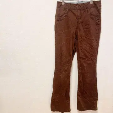 ESPRIT [ L 상당 ] 에스프리 캐주얼 플레어 팬츠 브라운