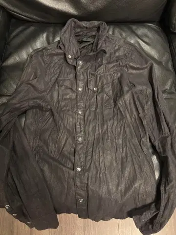 FUGA 긴팔 셔츠 사이즈 44 블랙