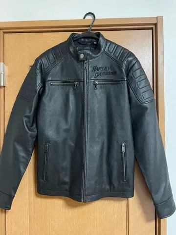 Harley-Davidson 블랙 가죽 자켓 라이더 자켓