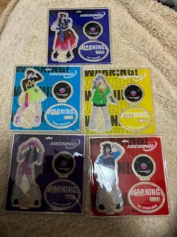 HIBANA 아크릴 스탠드 5개 세트