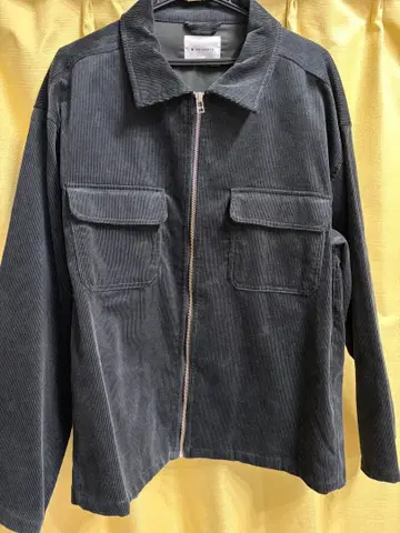 [ 미사용급 ] THE SHOP TK 코듀로이 셋업 블루종 & 팬츠 XL