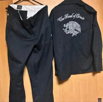 crimie x dickies 워크 셔츠와 팬츠 세트