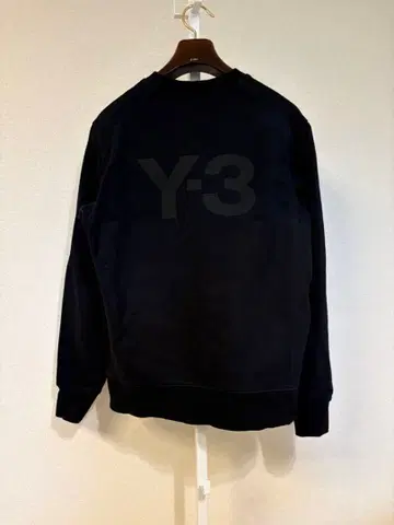 Y-3 클래식 백 로고 크루 스웨트셔츠