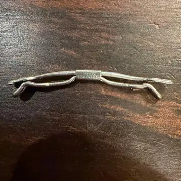 US 빈티지 컬러 클립 컬러 바 PAT 붓 실버톤