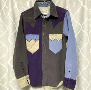 락 마운트 70s 코듀로이 웨스턴 셔츠 멀티 컬러 USA제