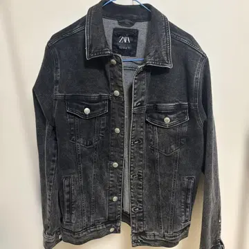 ZARA 다크 그레이 데님 자켓 M