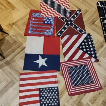 USA제 빈티지 반다나 7장 세트