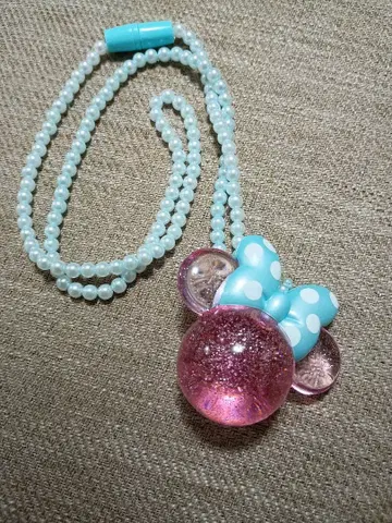 미니 빛나는 완구 디즈니 펜던트 목걸이 디즈니랜드