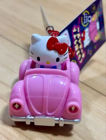 자동차 모양 라이트 키링 산리오 헬로키티