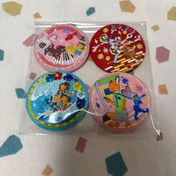 디즈니 자수 캔뱃지 비스킷 자수 캔뱃지 주토피아