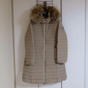 TATRAS 베이지 다운 자켓 롱 기장